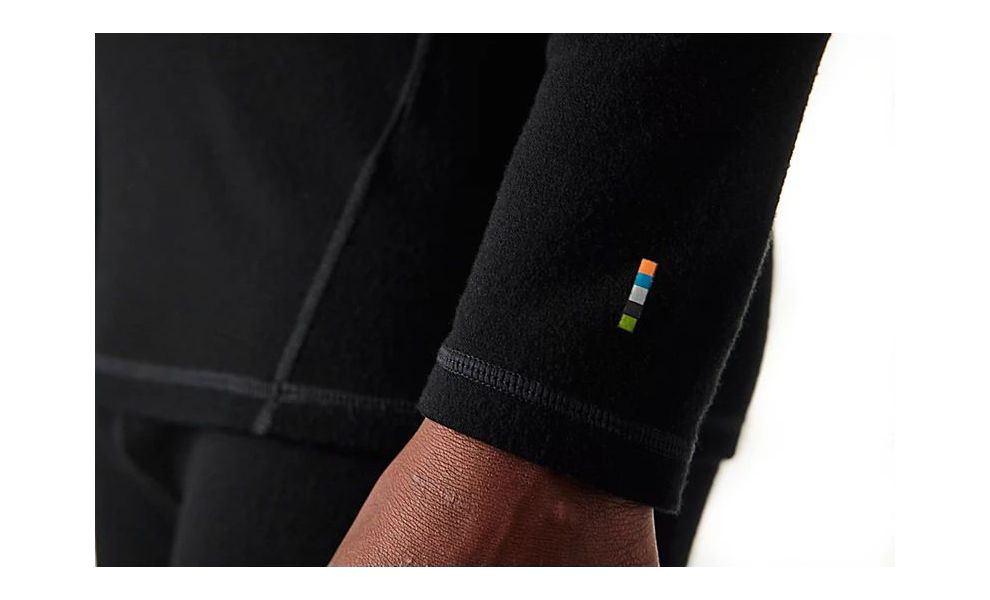 Термокофта чоловіча SmartWool Classic Termal Merino 250 Baselayer Crew - SW016350 (001/Black), Колір виробника: Black, Розмір виробника: L, зображення 5