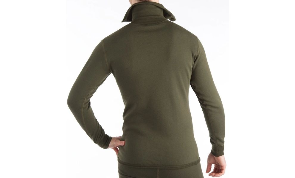 Термокофта Aclima HotWool 230 Polo Zip (60/Olive Night), Колір виробника: Olivenight, Розмір виробника: XXL, зображення 5