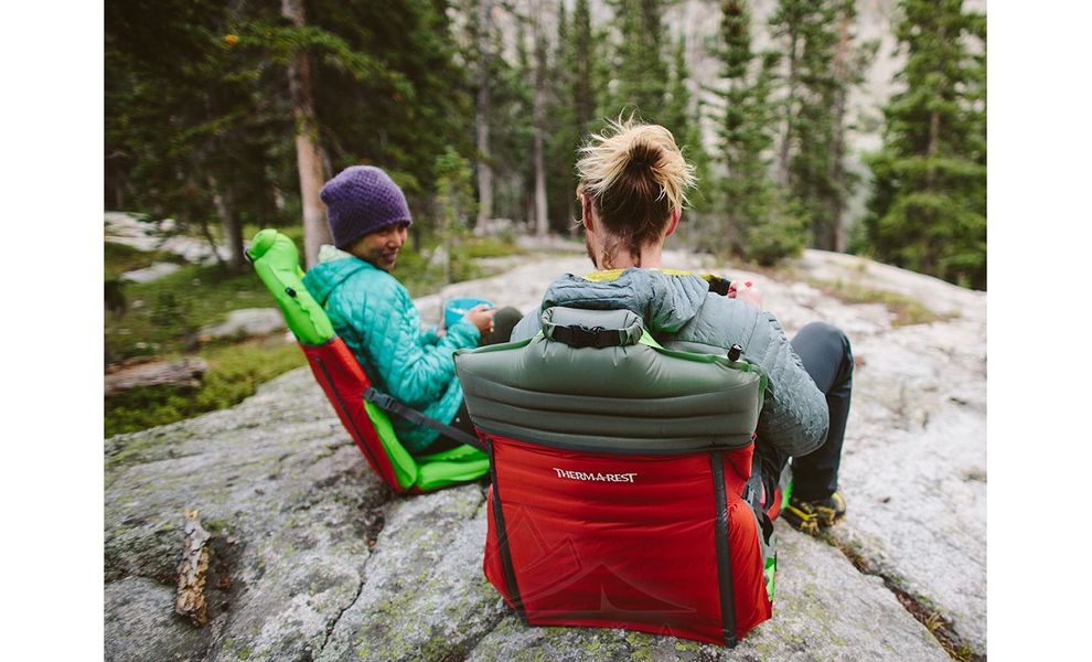 Основа для крісла з килимка Therm-a-Rest Trekker Chair 20 IN (Tomato), Колір: Tomato, зображення 3