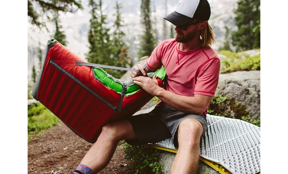 Основа для крісла з килимка Therm-a-Rest Trekker Chair 20 IN (Tomato), Колір: Tomato, зображення 2