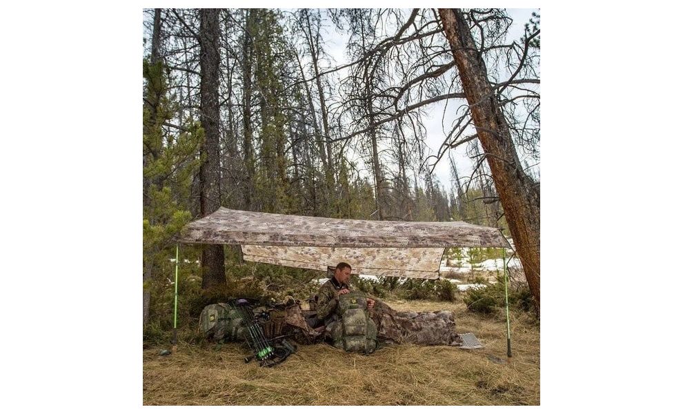Камуфляжний тент Slumberjack Satellite Tarp (Kryptek Highlander), 315x261 см, Розмір: 315x261, Колір виробника: Kryptek Highlander, зображення 8
