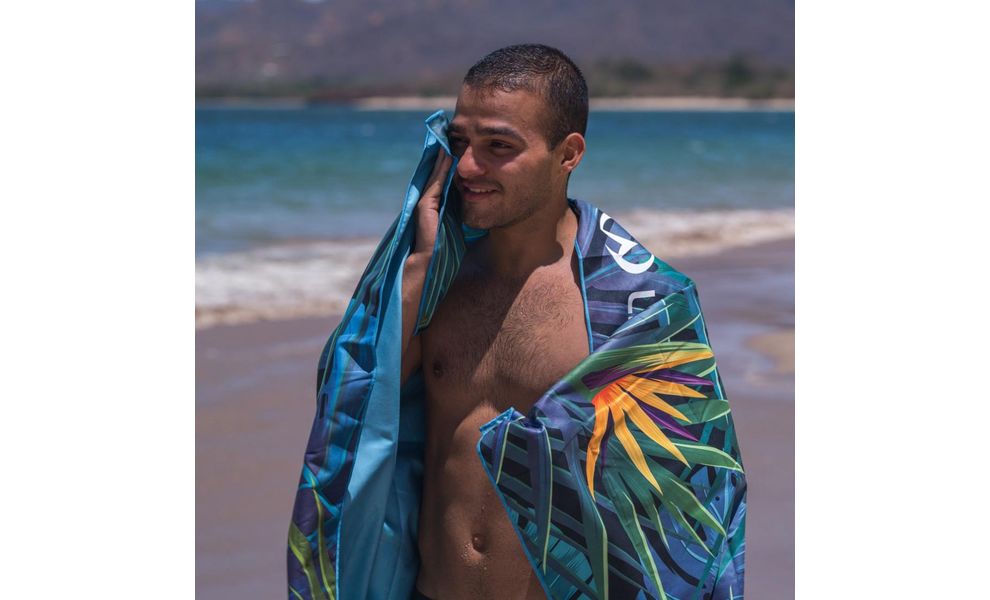 Швидкосохнучий рушник з мікрофібри Lifeventure Soft Fibre Printed - Giant (Tropical), 150x90 см, Тип розміру: Giant, Колір: Tropical, зображення 6