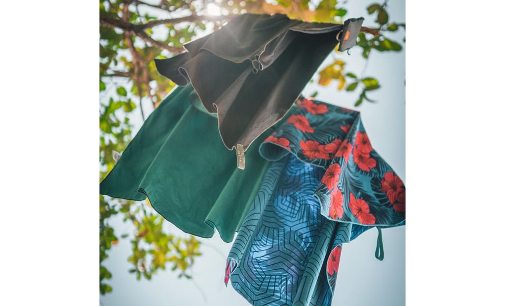 Швидкосохнучий рушник з мікрофібри Lifeventure Recycled Soft Fibre - Giant (Teal), 150x90 см, Тип розміру: Giant, Колір: Teal, зображення 9