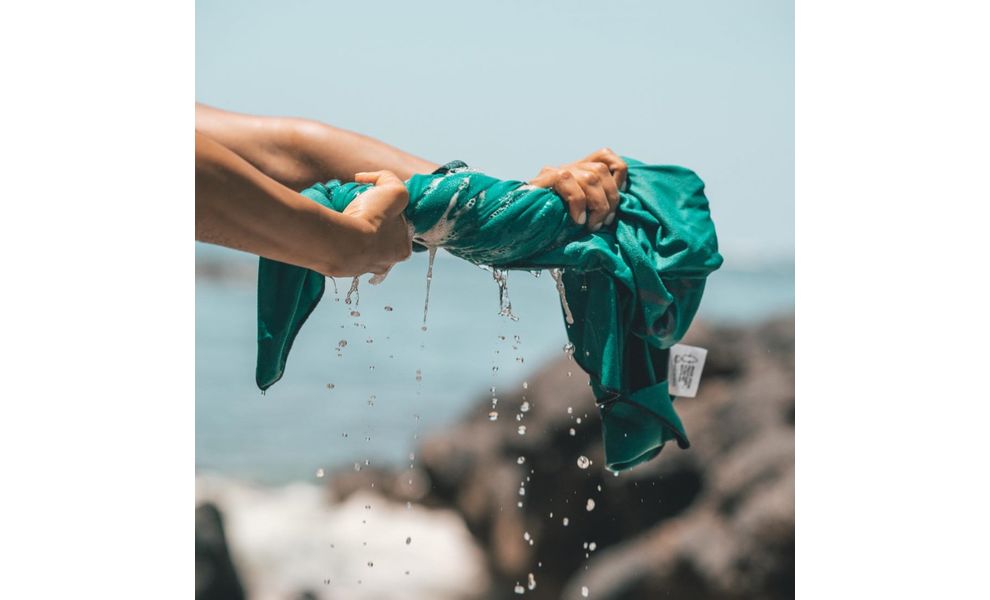 Швидкосохнучий рушник з мікрофібри Lifeventure Recycled Soft Fibre - Giant (Teal), 150x90 см, Тип розміру: Giant, Колір: Teal, зображення 7