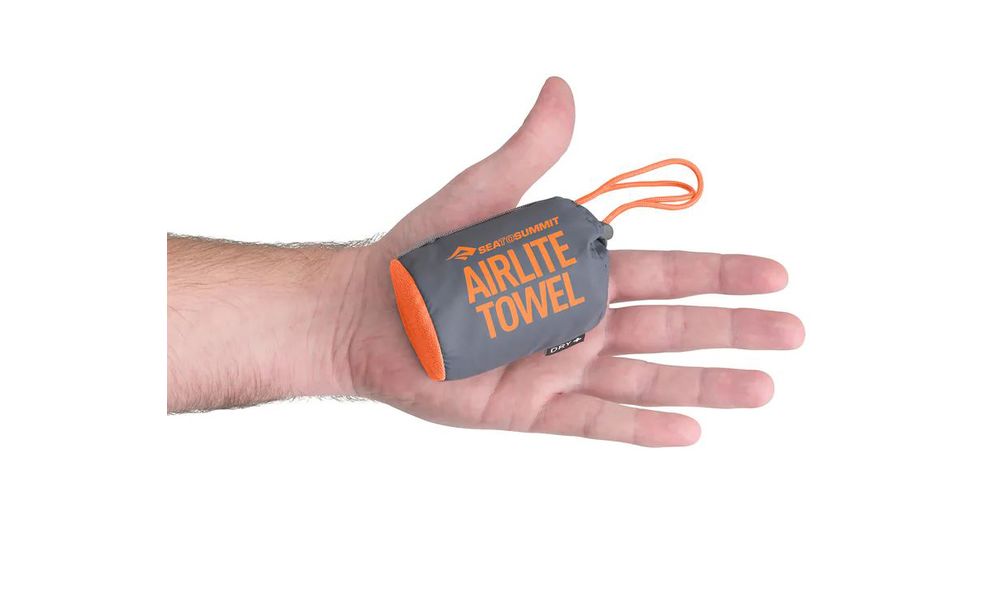 Ультралегкий рушник з мікрофібри з чохлом Sea to Summit AirLite Towel - S (Moonlight), 80x40 см, Тип розміру: S, Колір: Moonlight, зображення 2