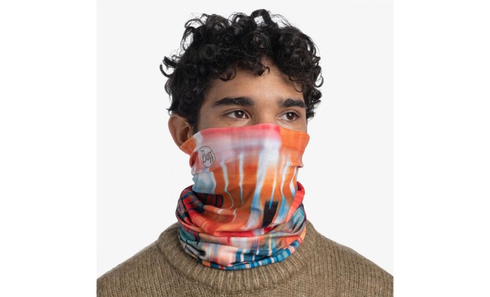 Мультишарф BUFF® Original EcoStretch (Flow Multi), Колір виробника: Flow Multi, зображення 4