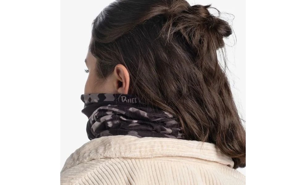 Мультишарф BUFF® Original EcoStretch (Dramak Black), Колір виробника: Dramak Black, зображення 6