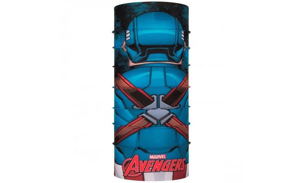 Мультишарф дитячий BUFF® Kids Superheroes Original (Avengers Captain America Multi), Колір виробника: Avengers Captain America Multi, зображення 2