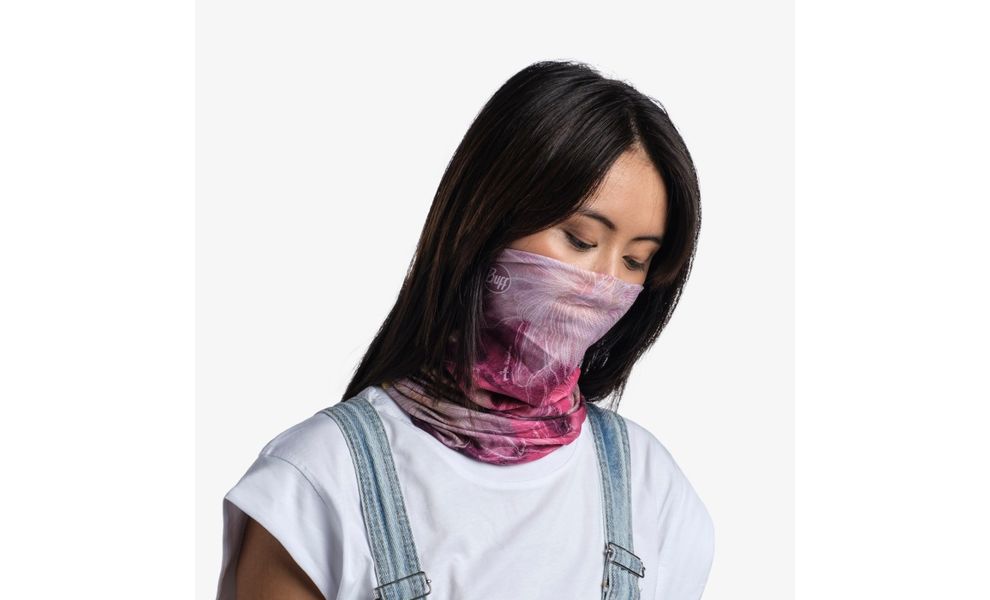 Мультишарф BUFF® National Geographic CoolNet UV+ Insect Shield (Fae Pink), Колір виробника: Fae Pink, зображення 2