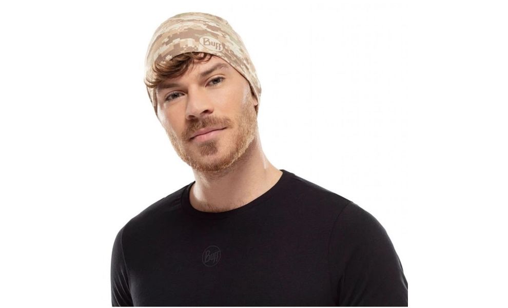 Мультишарф BUFF® Angler CoolNet UV+ (Pixels Desert Sand), Колір виробника: Pixels Desert Sand, зображення 4