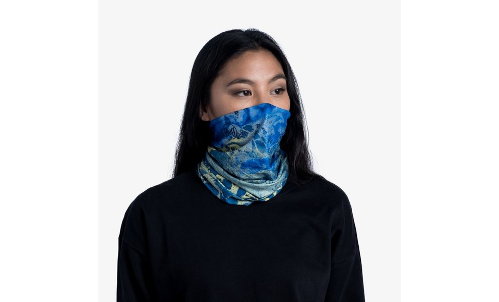 Мультишарф BUFF® Angler CoolNet UV+ (RealTree Wav3 Blue Yellow Multi), Колір виробника: RealTree Wav3 Blue Yellow Multi, зображення 3