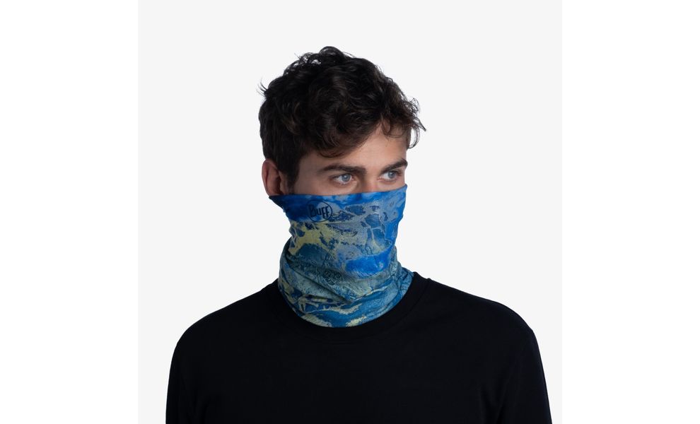 Мультишарф BUFF® Angler CoolNet UV+ (RealTree Wav3 Blue Yellow Multi), Колір виробника: RealTree Wav3 Blue Yellow Multi, зображення 5