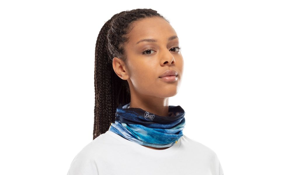 Мультишарф BUFF® National Geographic CoolNet UV+ (Zankor Blue), Колір виробника: Zankor Blue, зображення 2