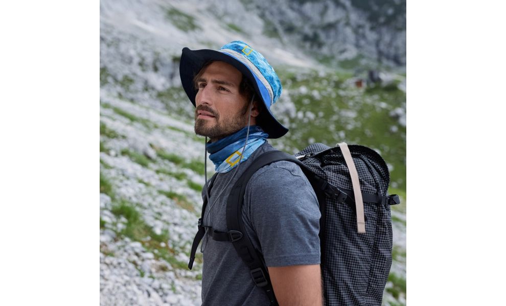 Мультишарф BUFF® National Geographic CoolNet UV+ (Zankor Blue), Колір виробника: Zankor Blue, зображення 5