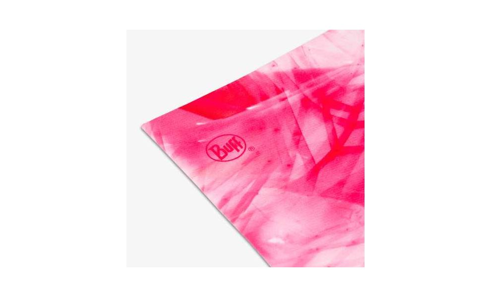 Дитячий літній шарф-труба BUFF® Kids Coolnet UV+ (Treya Pink Fluor), Колір виробника: Treya Pink Fluor, зображення 2