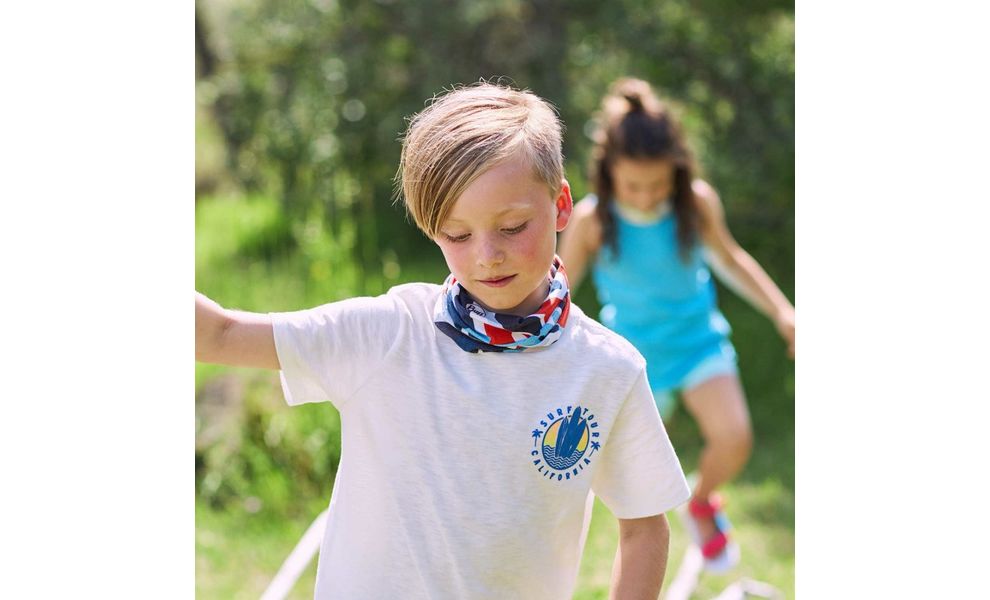 Мультишарф дитячий BUFF® Kids CoolNet UV+ (Entropy Multi), Колір виробника: Entropy Multi, зображення 2