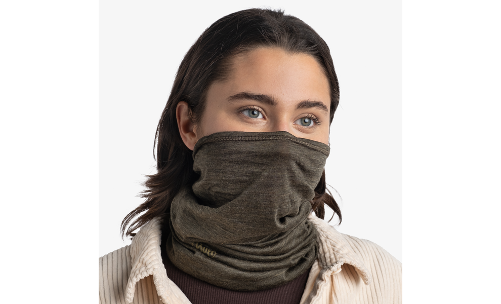 Мультишарф BUFF® Merino Lightweight (Solid Bark), Колір виробника: Solid Bark, зображення 3