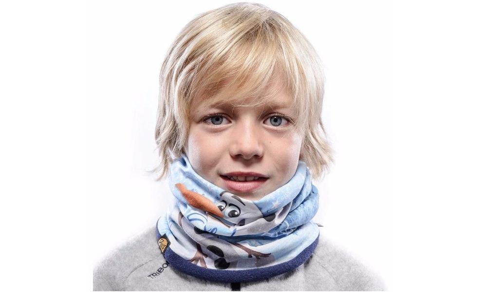 Мультишарф дитячий BUFF® Kids Frozen Polar & Micro (Olaf Blue/Navy), Колір виробника: Olaf Blue/Navy, зображення 2