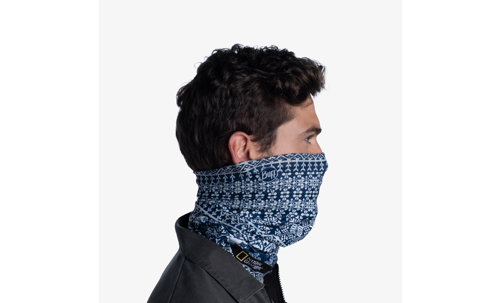 Мультишарф BUFF® National Geographic Original EcoStretch (Kurzeme Dark Navy), Колір виробника: Kurzeme Dark Navy, зображення 5