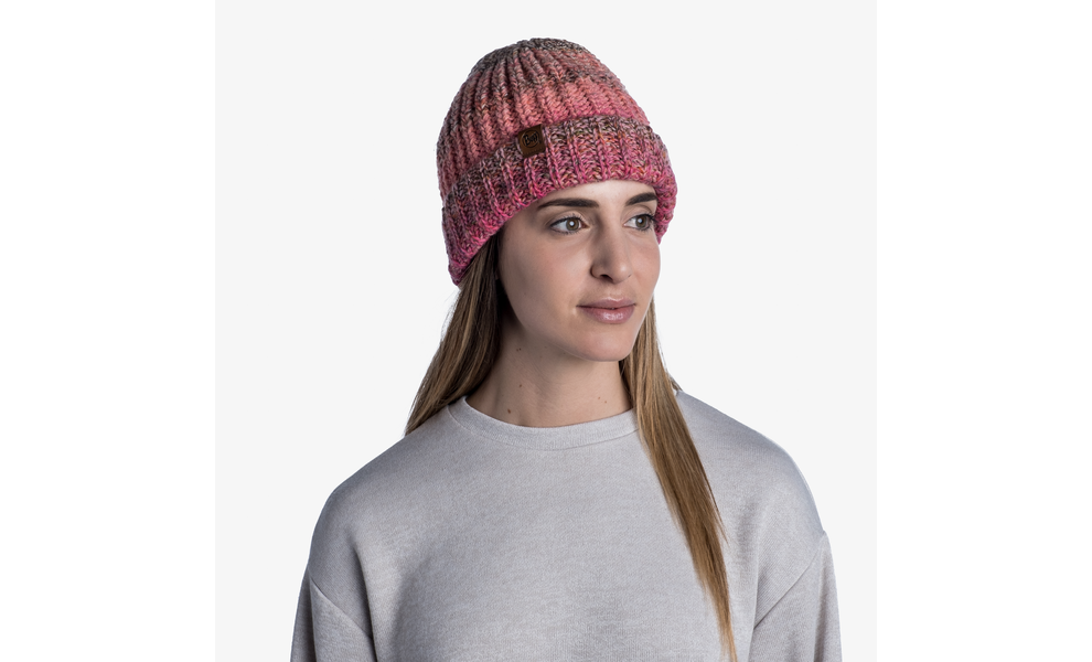 Шапка BUFF® Knitted & Fleece Olya (Dune), Колір: Dune, зображення 2