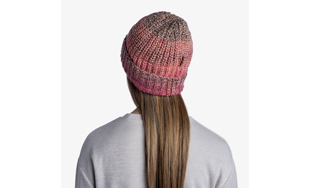 Шапка BUFF® Knitted & Fleece Olya (Dune), Колір: Dune, зображення 4