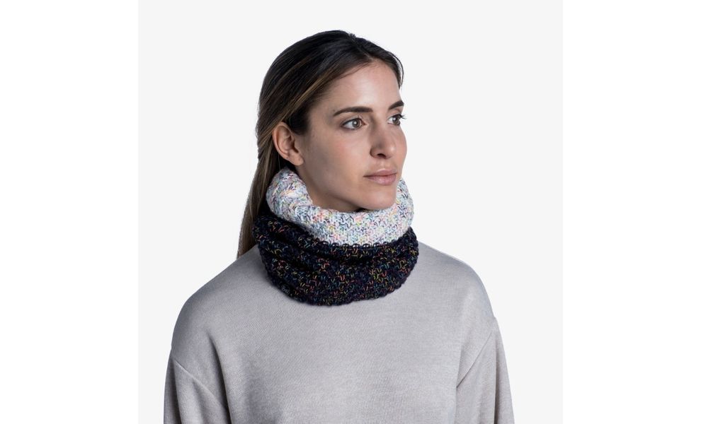 Снуд BUFF® Knitted & Fleece Janna (Night Blue), Колір виробника: Night Blue, зображення 2