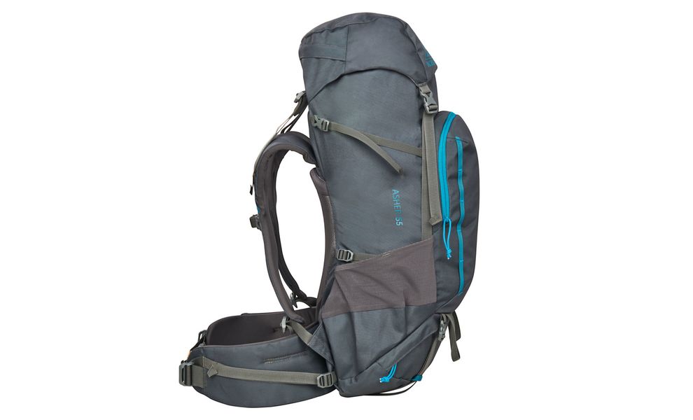 Рюкзак Kelty Asher 55 (Beluga/Stormy Blue), Об'єм: 55, Колір виробника: Beluga/Stormy Blue, зображення 2