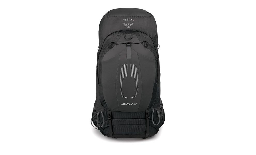 Рюкзак Osprey Atmos AG 65 - L/XL (Black), Об'єм: 68, Колір виробника: Black, Тип розміру спинки: L/XL, зображення 2