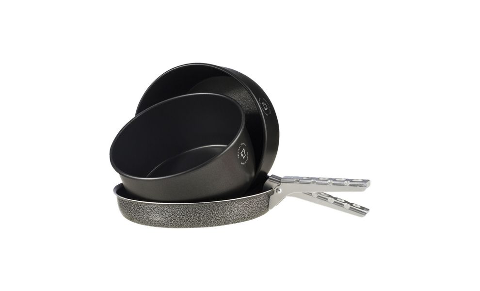 Туристичний набір посуду з антипригарним покриттям та знімною ручкою Trangia Tundra I: 2 каструлі, сковорода, Тип комплекту: NS, зображення 4