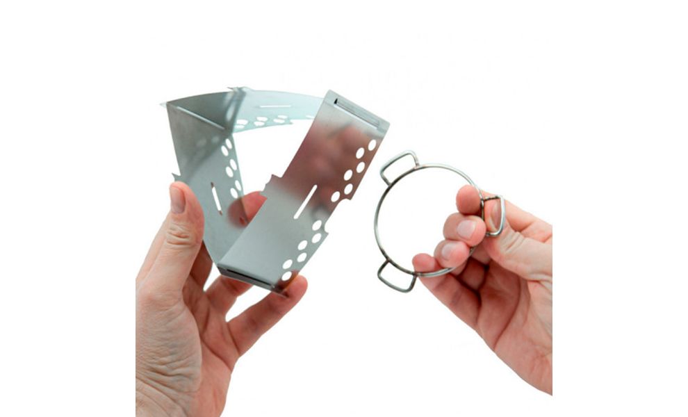 Вітрозахист-підставка для газового чи спиртового пальника Trangia Triangle (без пальника), зображення 3