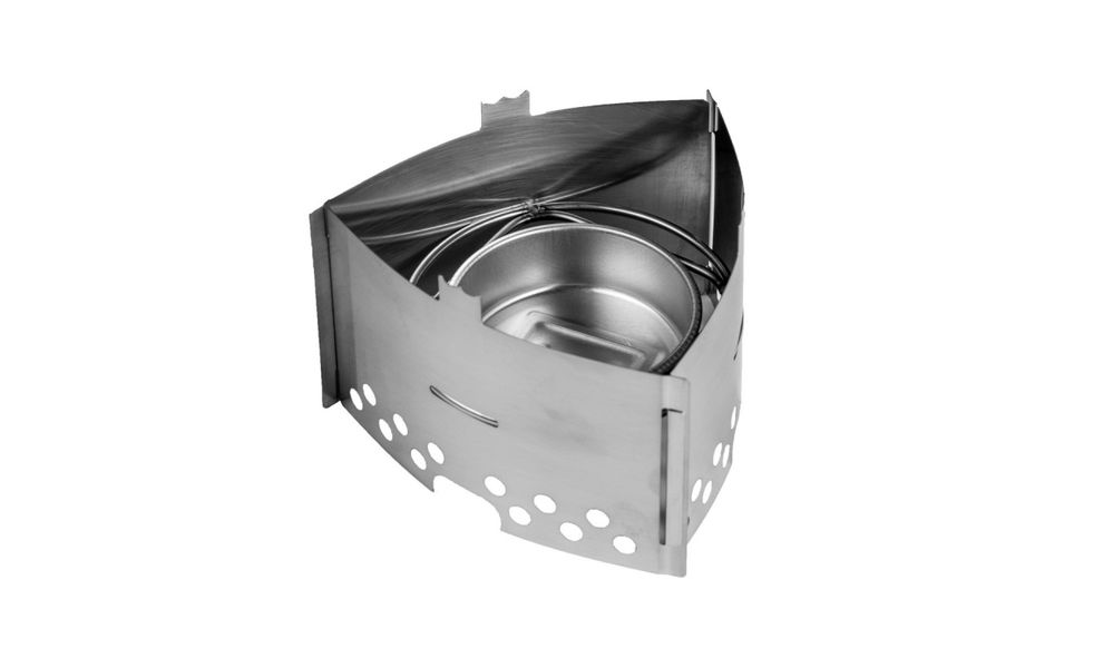 Вітрозахист-підставка для газового чи спиртового пальника Trangia Triangle (без пальника), зображення 6