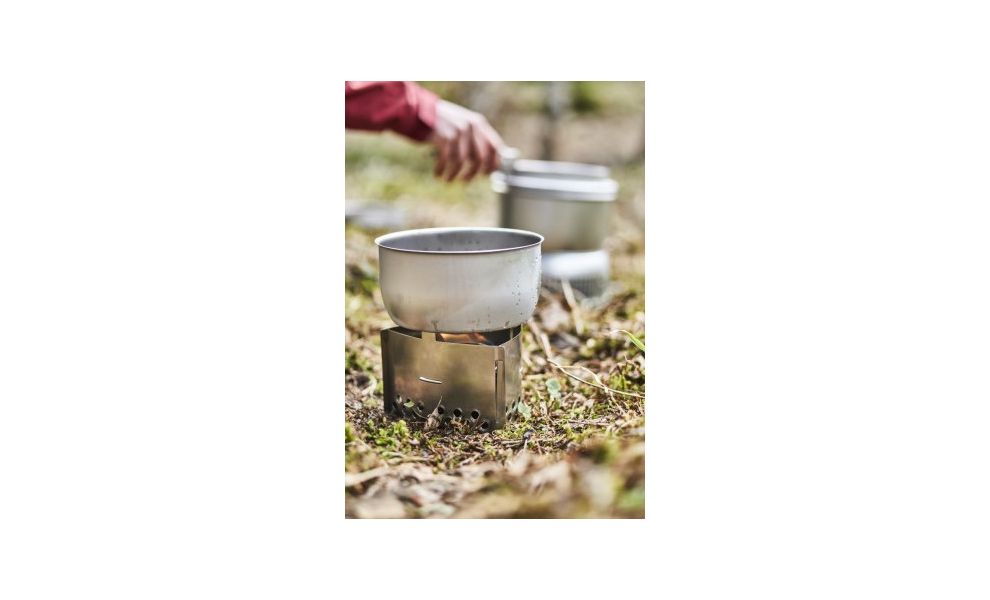 Вітрозахист-підставка для газового чи спиртового пальника Trangia Triangle (без пальника), зображення 10