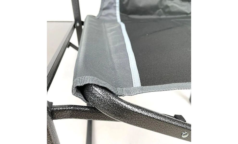 Кемпінгове розкладне крісло зі столиком BaseCamp Rest (Grey/Brown), Колір виробника: Grey/Brown, зображення 5