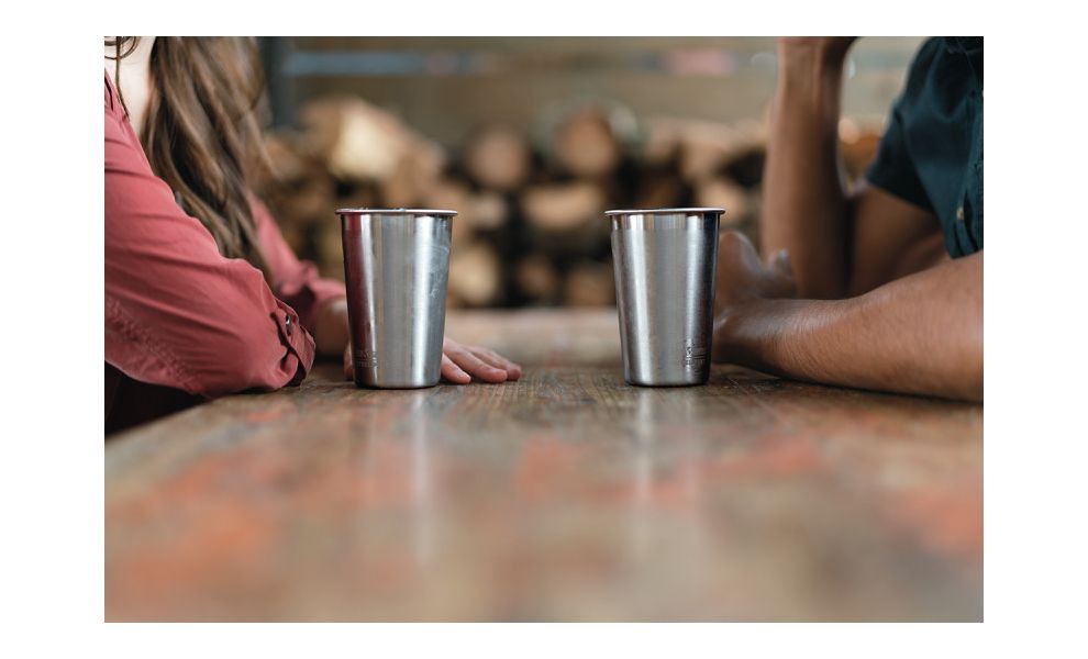 Туристичний набір стаканів Klean Kanteen Pint на 473 мл, нержавіюча сталь (4 шт), зображення 4