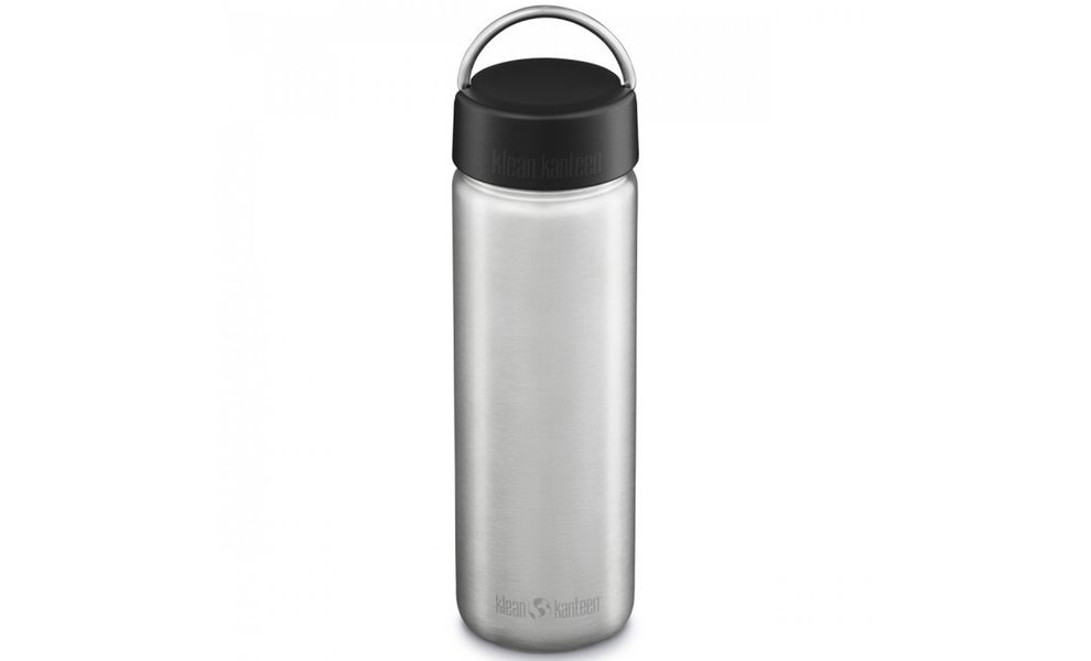Пляшка для води Klean Kanteen Wide - Loop (Brushed Stainless) на 800 мл, нержавіюча сталь, Об'єм: 800, Колір виробника: Brushed Stainless, зображення 2