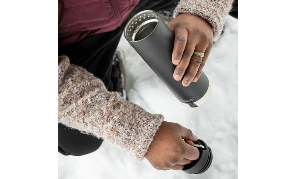 Термокружка для кави Klean Kanteen TKWide Cafe (Black) на 592 мл: герметична кришка, Об'єм: 592, Колір: Black, зображення 7