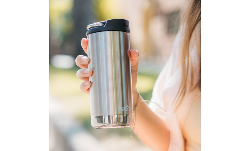 Термокружка для кави Klean Kanteen TKWide Cafe (Brushed Stainless) на 355 мл: герметична кришка, Об'єм: 355, Колір: Brushed Stainless, зображення 8
