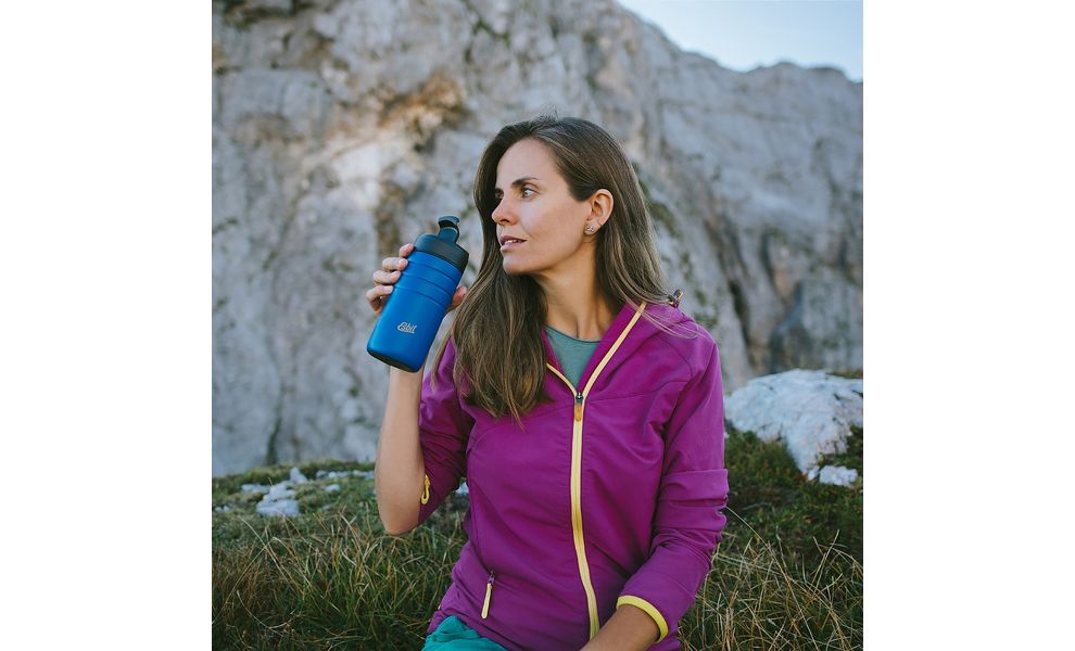 Термокружка для кави з поїлкою Esbit Majoris Flip-Top (Polar Blue) на 450 мл, Об'єм: 450, Колір: Polar Blue, зображення 5