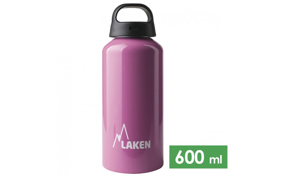 Пляшка для води Laken Classic Alu (Pink) на 600 мл, алюміній, Об'єм: 600, Колір виробника: Pink, зображення 2