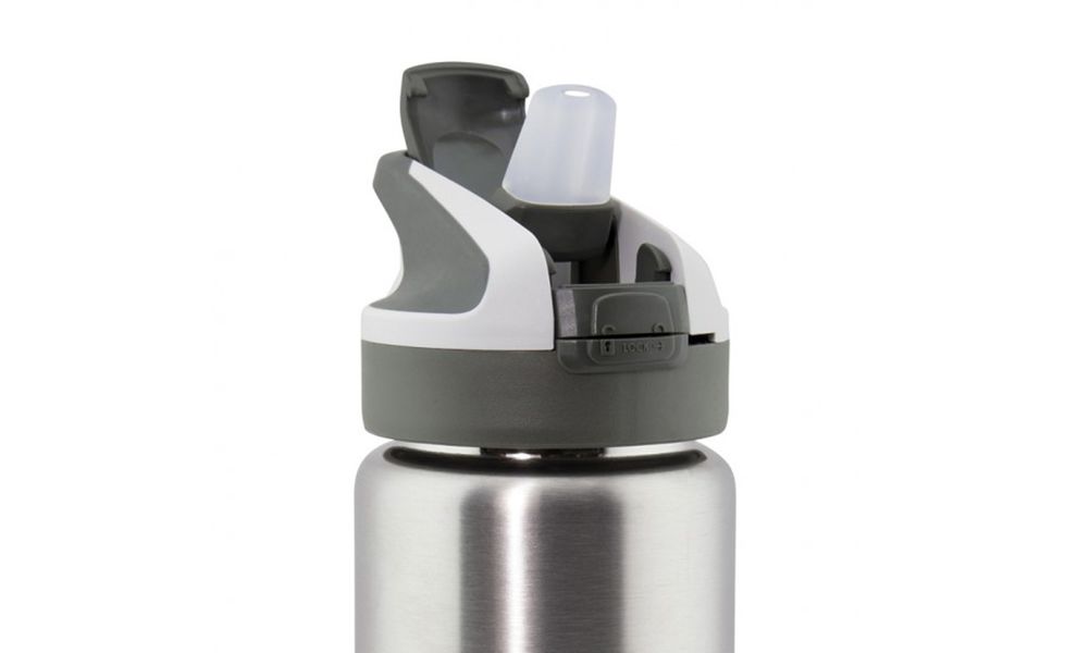 Спортивна пляшка для води з трубочкою Laken Jannu Tritan (Transparent Green) на 450 мл, тритан, Об'єм: 450, Колір виробника: Clear Green, зображення 2