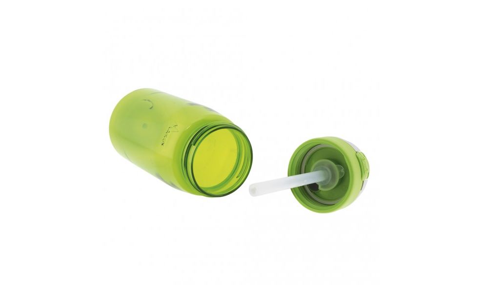 Спортивна пляшка для води з трубочкою Laken Summit Tritan (Light Green) на 450 мл, тритан, Об'єм: 450, Колір виробника: Light Green, зображення 3