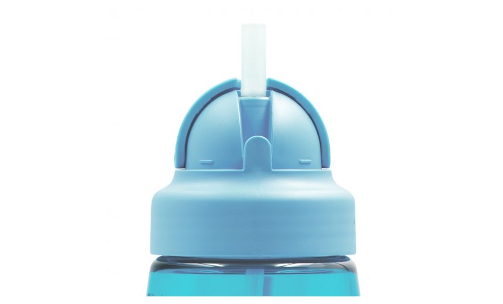 Дитяча пляшка для води з трубочкою та чохлом Laken Kids Oby Tritan (Mikonauticos) на 450 мл, тритан, Об'єм: 450, Колір виробника: Mikonauticos, зображення 4