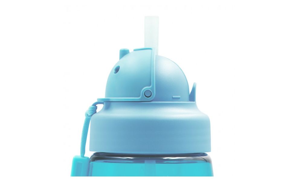 Дитяча пляшка для води з трубочкою та чохлом Laken Kids Oby Tritan (Mikonauticos) на 450 мл, тритан, Об'єм: 450, Колір виробника: Mikonauticos, зображення 5