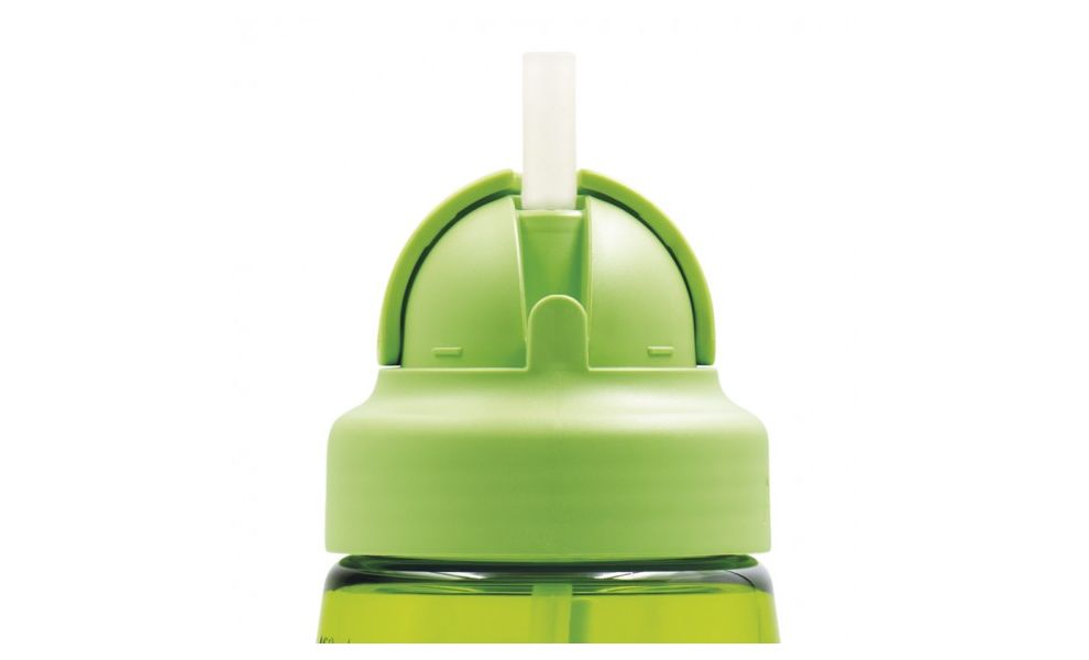 Дитяча пляшка для води з трубочкою та чохлом Laken Kids Oby Tritan (Ovni) на 450 мл, тритан, Об'єм: 450, Колір виробника: Ovni, зображення 4