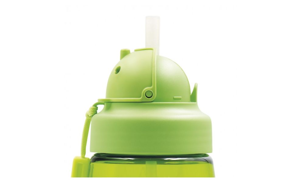 Дитяча пляшка для води з трубочкою Laken Kids Oby Tritan (Ovni) на 450 мл, тритан, Об'єм: 450, Колір виробника: Ovni, зображення 3