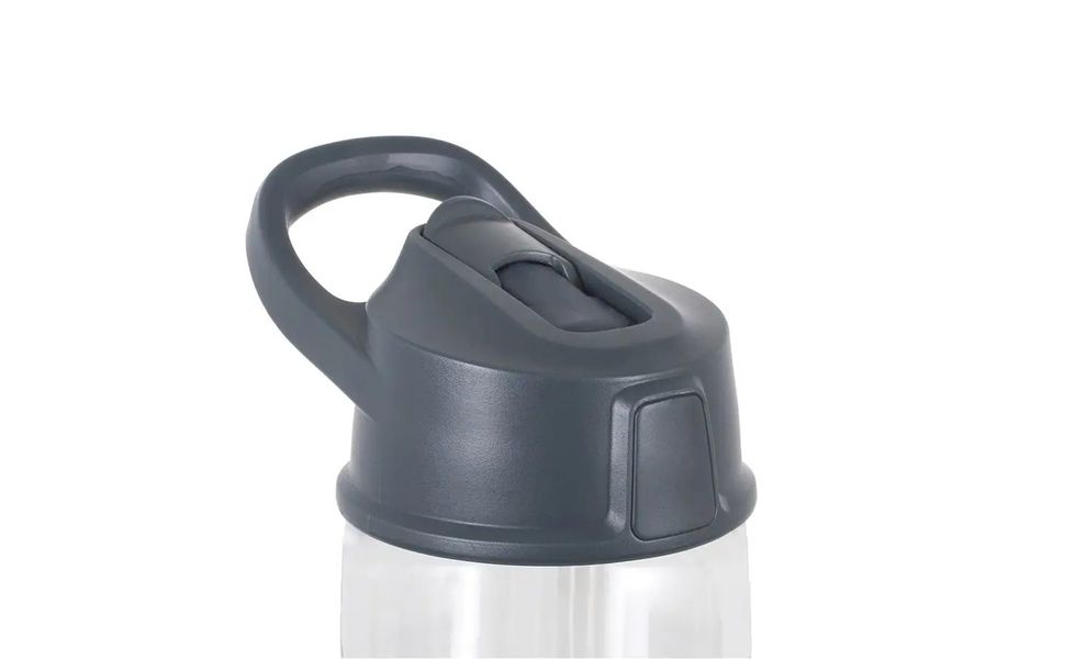 Спортивна пляшка для води з поїлкою та трубочкою Lifeventure Flip-Top (Clear) на 750 мл, тритан, Об'єм: 750, Колір виробника: Clear, зображення 7