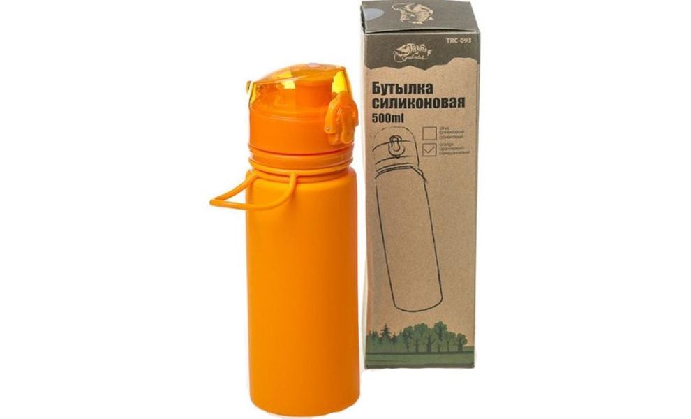 Гнучка фляга Tramp TRC-093 (Orange), 500 мл, Об'єм: 500, Колір виробника: Orange, зображення 4