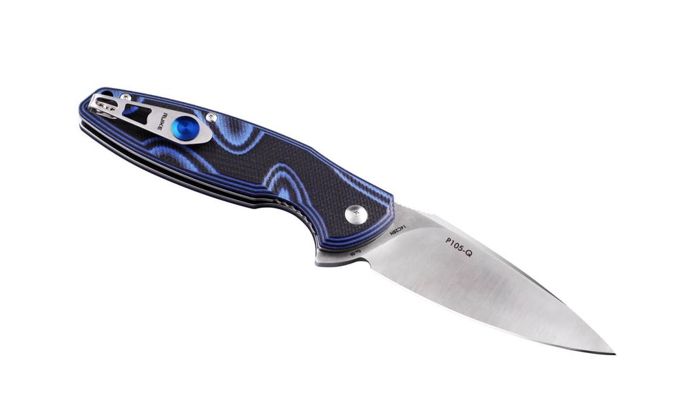 Ніж Ruike P105 (Blue), Колір руків'я: Blue, зображення 4