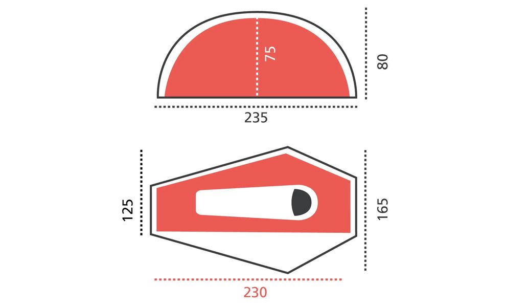 1-місний намет Grand Canyon Apex 1: двошаровий, вітростійкий, Кількість місць: 1, Матеріал каркасу: склопластик, Колір: Capulet Olive, зображення 2