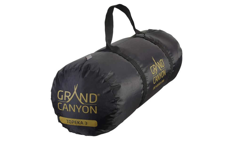 3-місний намет Grand Canyon Topeka 3: двошаровий, з тамбуром, Кількість місць: 3, Матеріал каркасу: склопластик, Колір: Capulet Olive, зображення 16